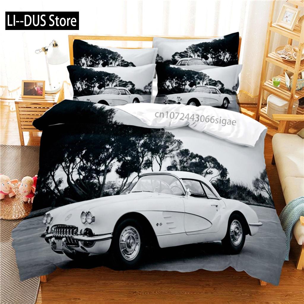Roadster Bedding Set Duvet Cover Set 3d Bedding Digital Printing Queen Size Bedding Set Fashion Design