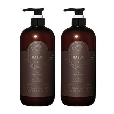 Man with Flowers Hasoo Oriental Medicine Conditioner, 1000ml, 2 Units