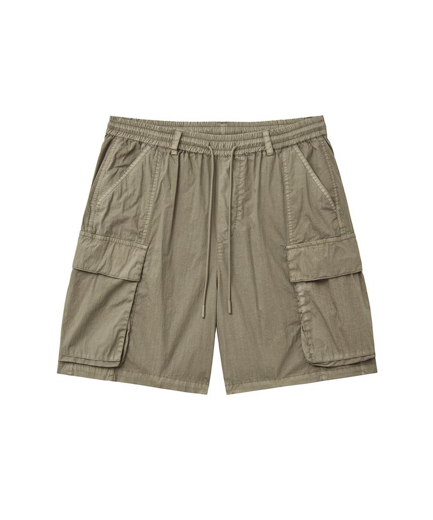 INTEMPOMOOD Tactical Banding Cargo Shorts_Beige