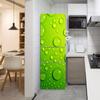 Water Droplets Geometry Line Pattern Self-Adhesive Refrigerator Freeze Sticker Kid's Art Fridge Door Cover Wallpaper Teenager 3D