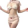 YEVIE Sexy Krankenschwester Kostüm Lingerie Set mit Schnellverschluss