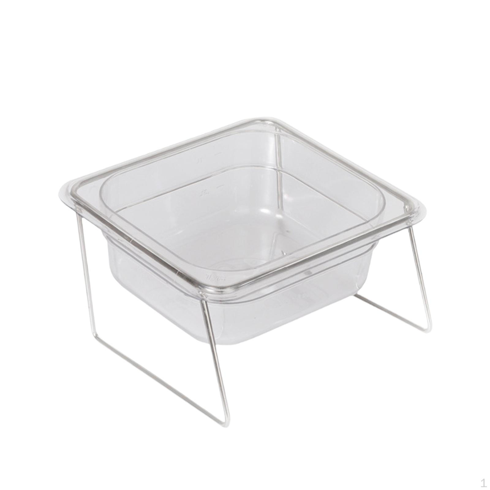 

Акриловая миска для кормления собак с наклонным дизайном, наклон 15 градусов, устойчивое основание, подставка для поддержки шеи в комплекте single bowl