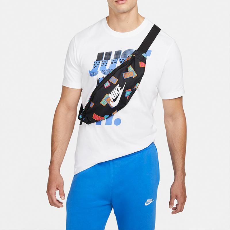 Nike Fabric Crossbody Bag Sling Bag Fanny Pack Regular Unisex Black Casual DM2162-010