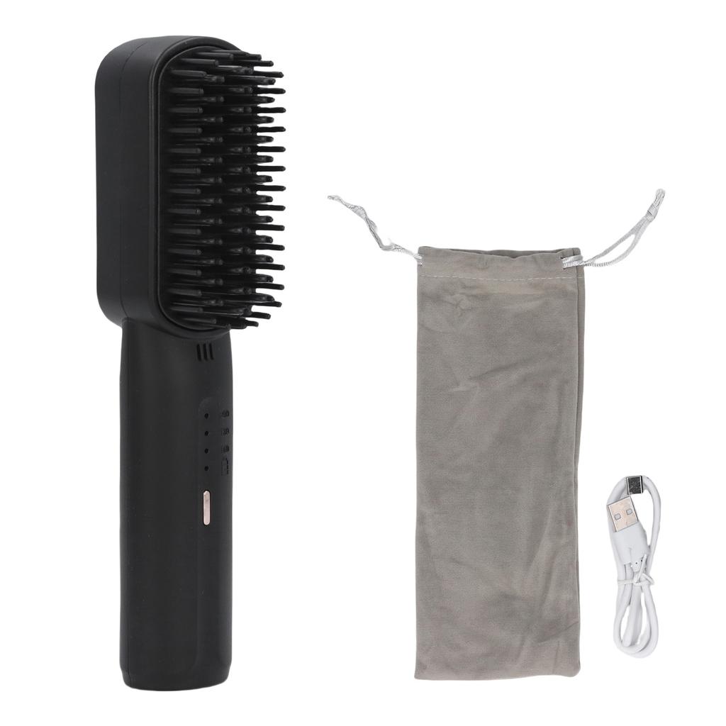 2500mAh Hair Straightener Brush Fast Heating Portable Hair Straightening Comb for Women