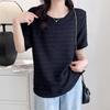 Navava Women Basic Round Neck ShorT Sleeve T shirT nT2634