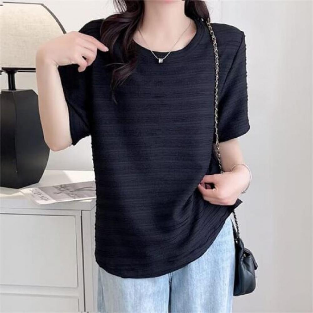 Navava Women Basic Round Neck ShorT Sleeve T shirT nT2634