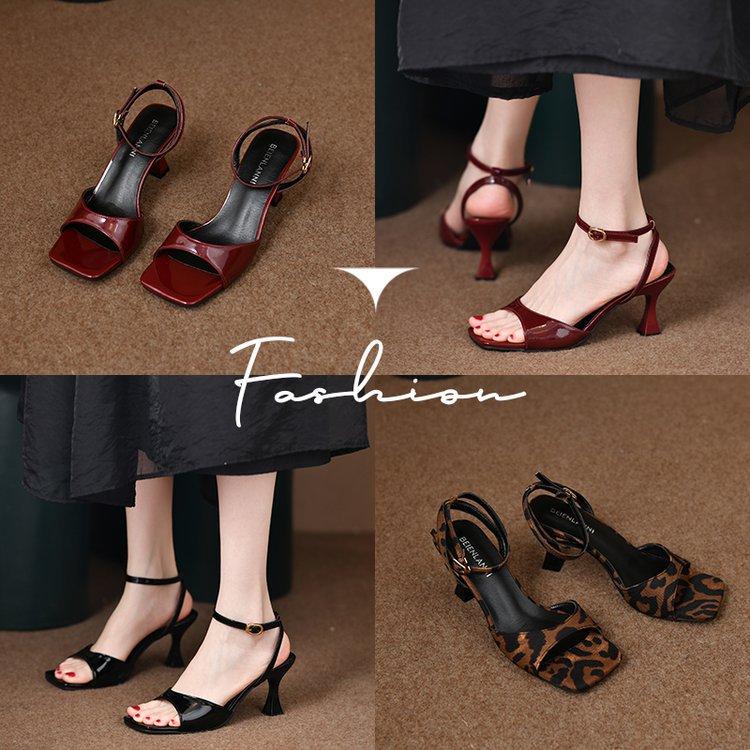 Summer Women's Shoes Women French Style Sexy High Heels Elegant Shallow Mouth Bride Shoes