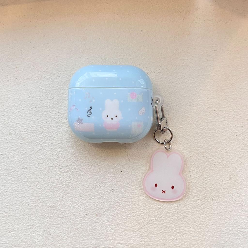 Cartoon Miffy Rabbit Suitable for Apple AirpodsPro1 Bluetooth Headset 1 Protective Case Soft Case Headphone Case 1st Generation PR