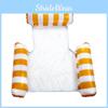 New Arrival Striped Inflatable Water Bed Floating Mat In Various Sizes And Colors