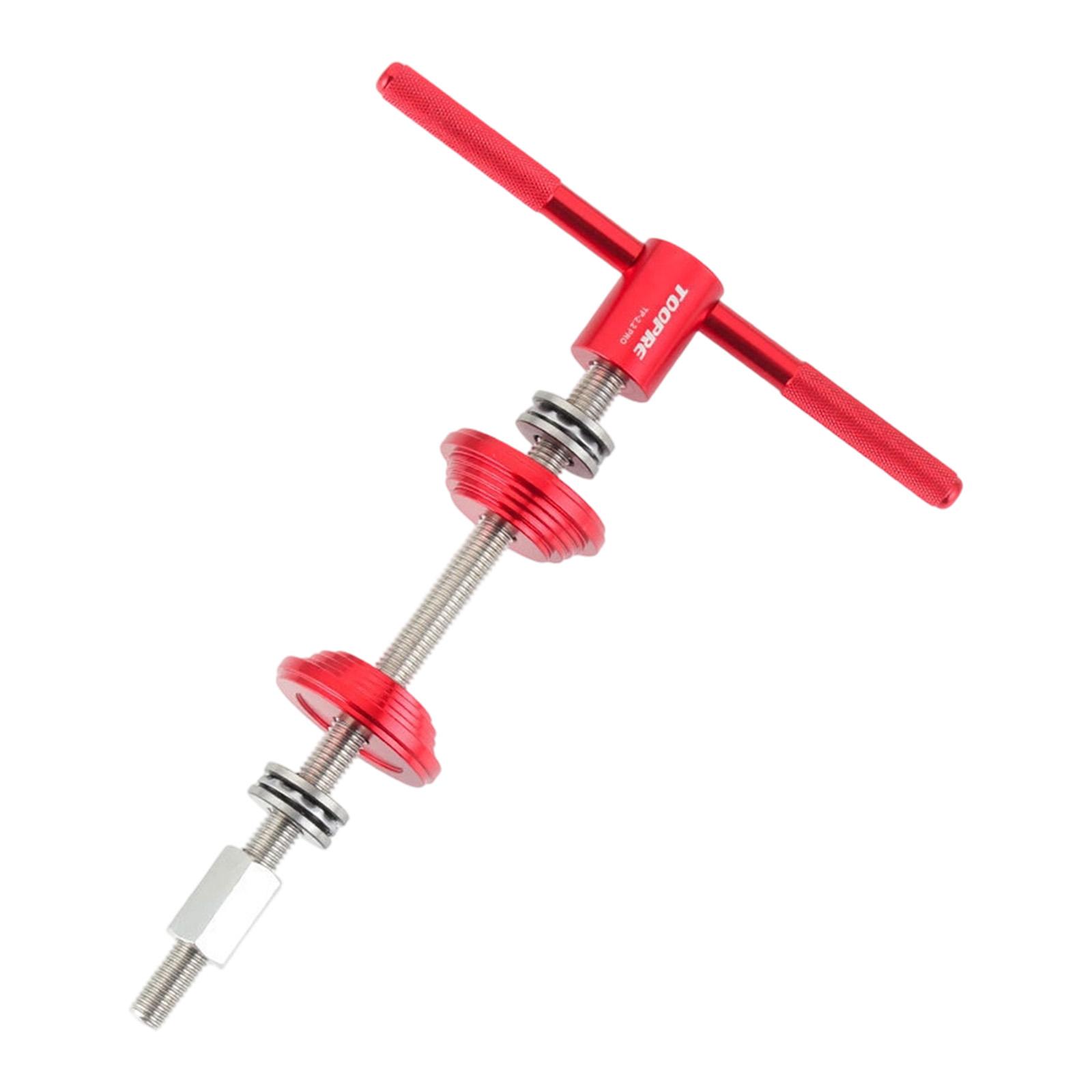 

Bike Headset Press in Tool,Bike Headset Bearing Press,Bearing Press Fit Removal Tool for Mountain Road Bike Repairing Garage красный