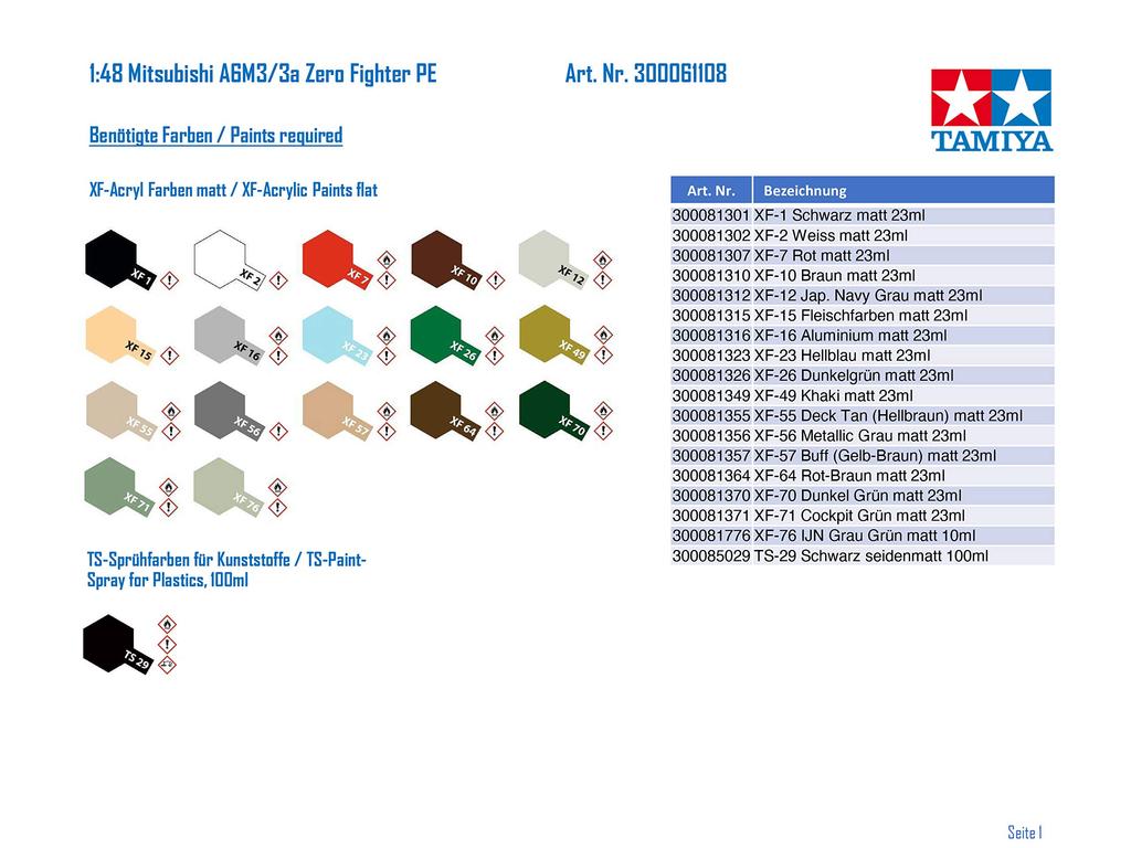 Tamiya 1/48 Masterpiece Series No. 108 Japanese Navy Mitsubishi A6M Zero Carrier Fighter 22/22 Type A Plastic Model Kit 61108