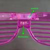 10/20/30PCS 3 Modes LED Glasses Glow In The Dark Party Neon Luminous Glasses  Birthday Wedding LED Party Supplies