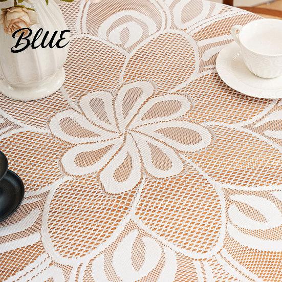 Lightweight Table Cover Washable Tablecloth Tablecloth Rustic Floral Lace Vintage White Boho Cover Dining Cloth