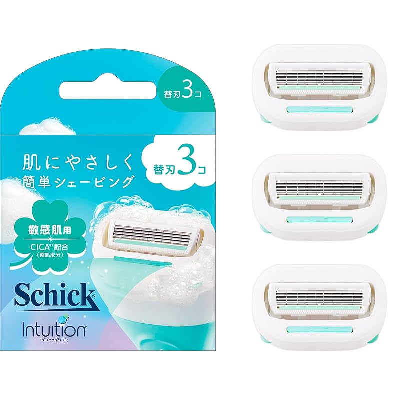 Schick Intuition Sensitive Skin Replacement Blades (3-pack) - Women s Razor