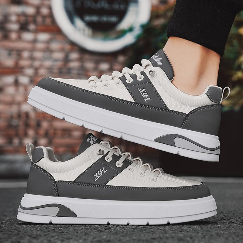 Herrenmode Casual Low Top Skateboardschuhe Jungen Bequeme Sneakers Männliche Studenten Trendy Weiche Sohle Klassisch Atmungsaktiv Fitnessstudio Rutschfest