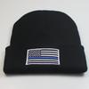 Popular In Europe and America, American Flag Embroidered Knitted Beanie Hat Autumn and Winter Warm Hats for Men and Women