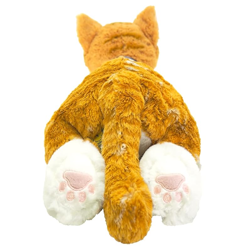 Sun Lemon Lap Cat Chashiro Medium 16 X 47 X 18cm Plush Animal Cute Cat P-7802