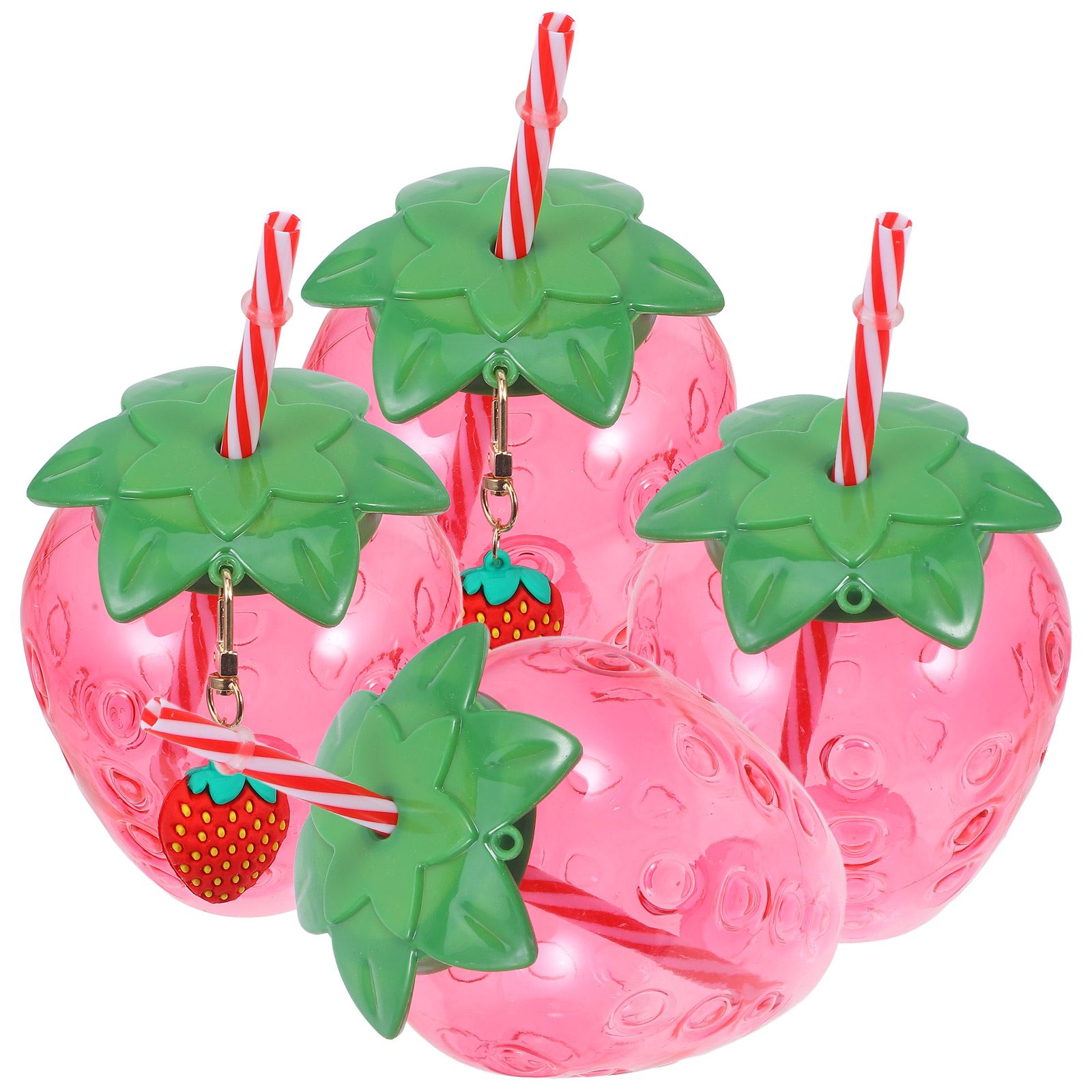 

4 шт. Клубничная чашка, бутылка для воды, кофейный стакан, стеклянная посуда, стаканы для питья, Гавайи, стакан для холодных напитков, бутылка для сока для детей