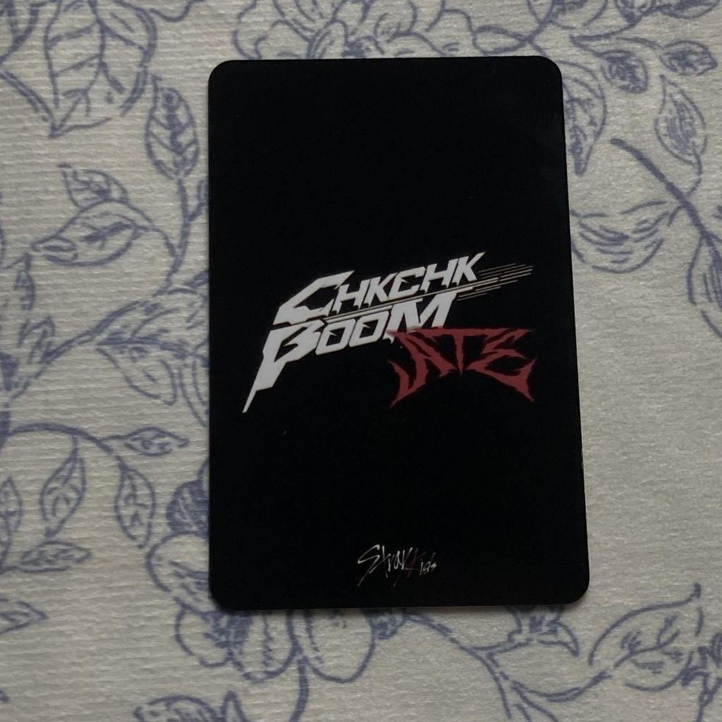 [USED] Hyunjin Stray Kids CHK CHK BOOM ATE Sanok Trading Card