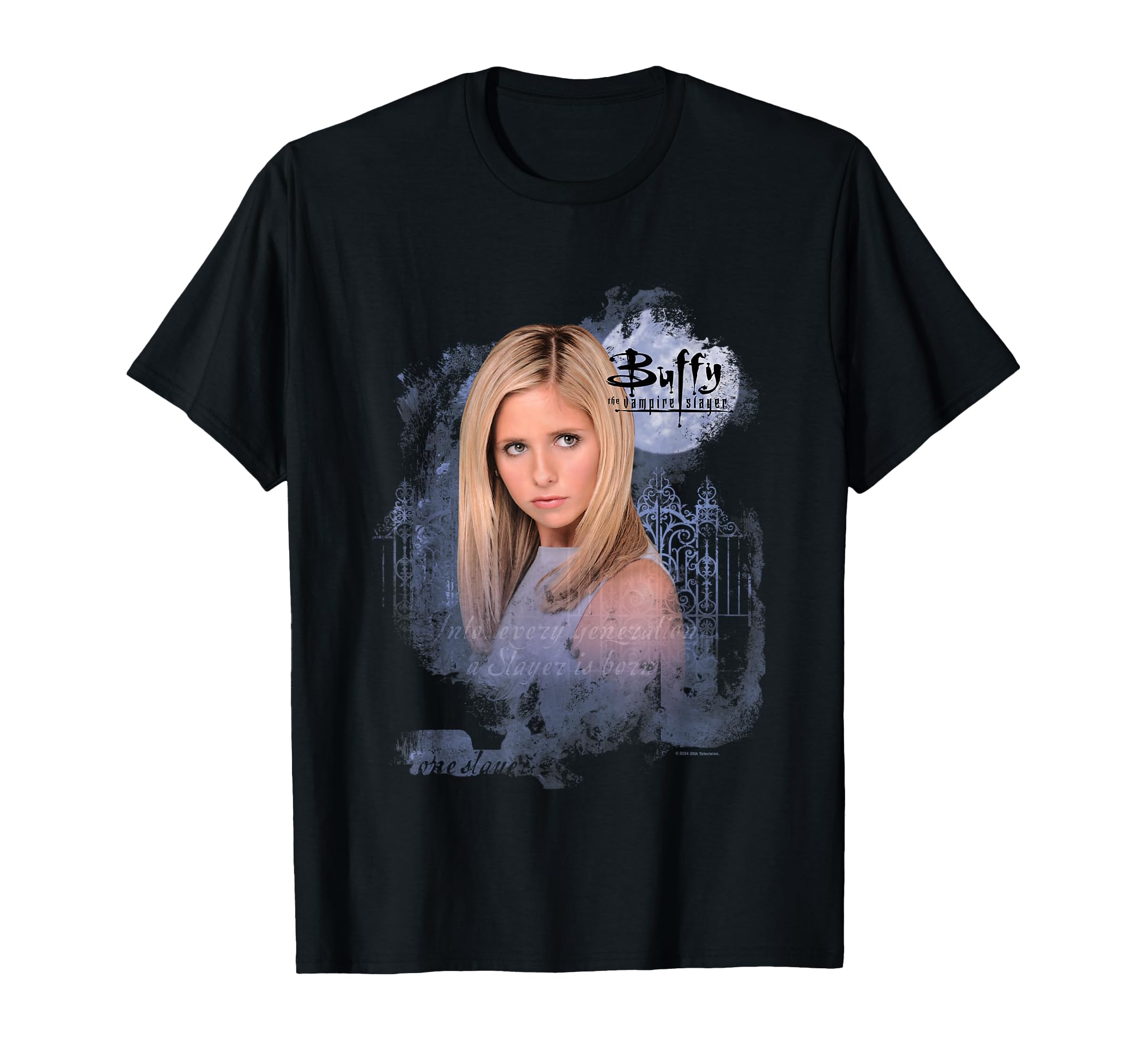 

Buffy The Vampire Slayer Buffy Cemetery Nouveaux Vignette T-shirt