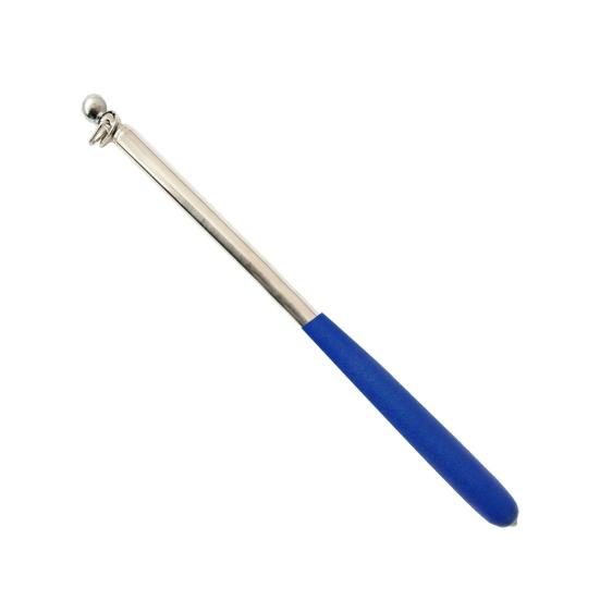 1m Teleskopisk Flaggstang i Rustfritt Stål for Undervisningspeker Guide Banner