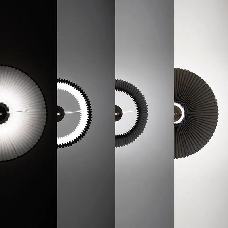 Lampă Modernă Nordică pentru Living Supermarket Artă Creativă Plisată Deformabilă din Material Textil în Formă de Umbrelă Lampă Celebritate Homestay