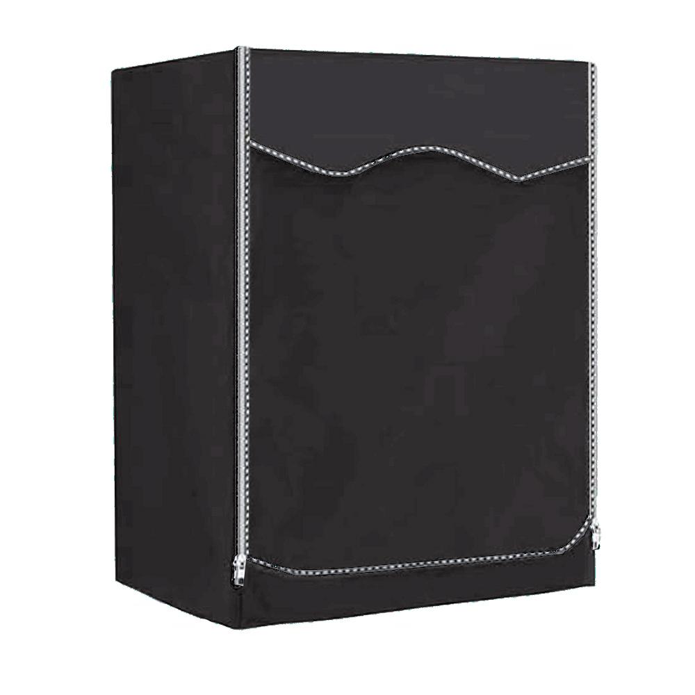 

210D Водонепроницаемый чехол Серебряное покрытие Чехол для стиральной машины Солнцезащитный Чехлы для стиральной машины с фронтальной загрузкой Сушилки для белья Чехол для стиральной машины 60x55x85cm чёрный