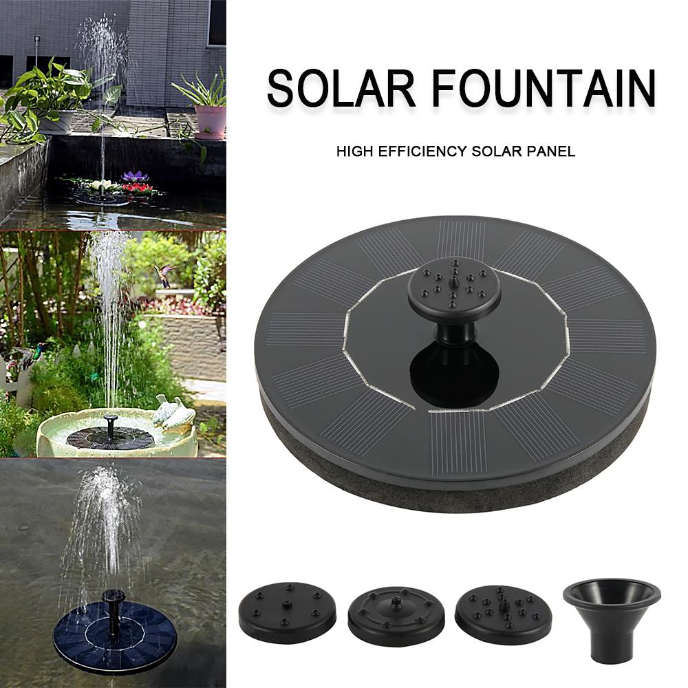 

Solar Fountain Water Pump Garden Outdoor Pond Pool Bird Bath Tank Cistern Filtration Oxygenation Pump 4 Nozzles Water Cycle