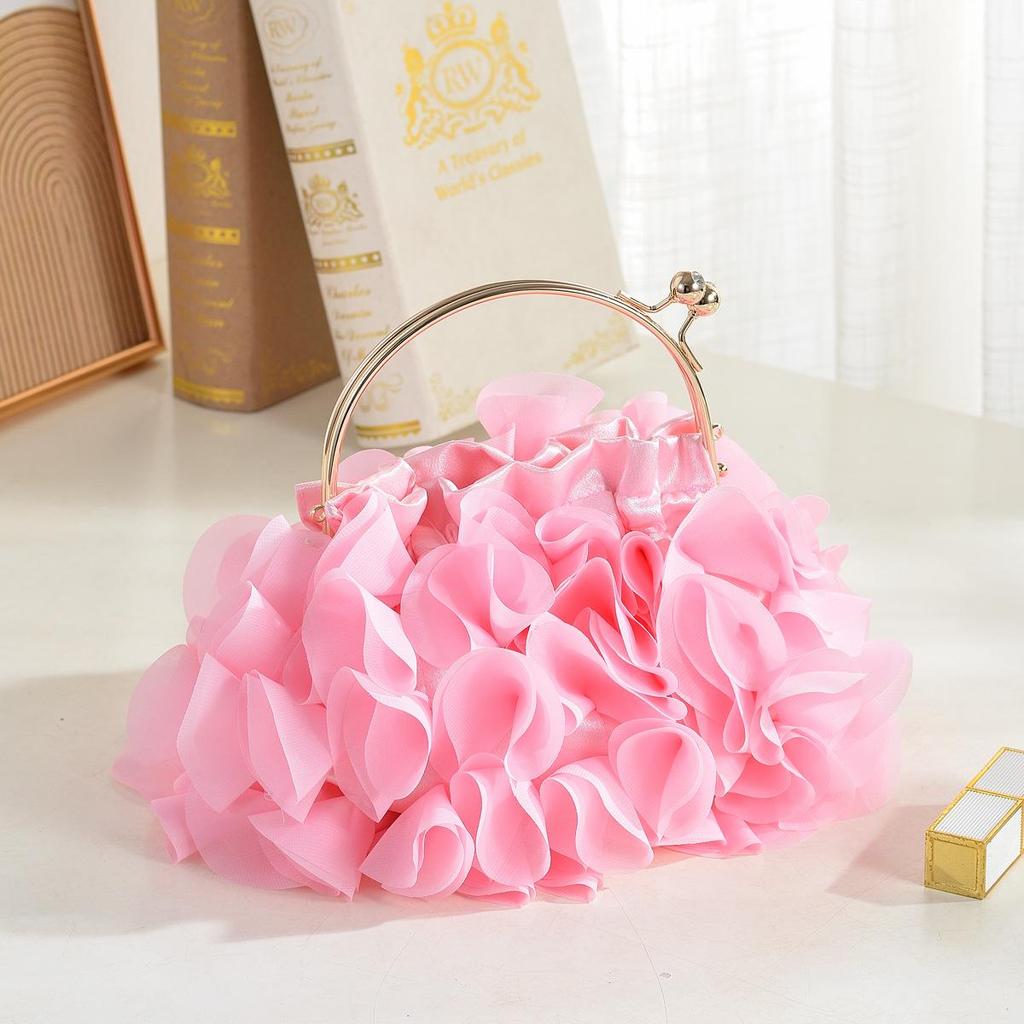 Elegante florale Clutch: Tasche für Braut-, Abend- und Cheongsam-Anlässe