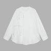 JNBY 2025 Spring Collection Round Neck Loose Fit Cotton Jacket