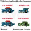 1Pcs Good Quality For Samsung A14 4G 5G A146B A146P A145F A145P USB Charging Connector Board Port Dock Flex Cable