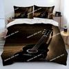 Classical Guitar Electric Guitar Bedding Set Print With Pillowcase Bed Duvet Cover Soft Single Double Queen Super King Size