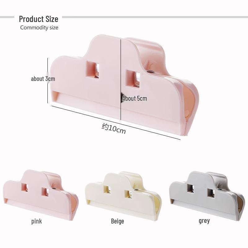 Strong Kitchen Snack Bag Sealing Clips - Moisture-Proof Fresh-Keeping Plastic Sealers