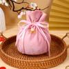 Chinese Flannel Gift Bag Traditional Wedding Gift Bag Creative Drawstring Candy Bag  Guests