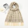Vintage Paisley Jacquard Tassel Scarf For Women Thick Warm Shawl