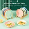 Cute Little Plates and Saucers, Household Bone-spitting Plates and Saucers, Dining Table Plastic Bone Plates, Garbage Bone-spitting Plates