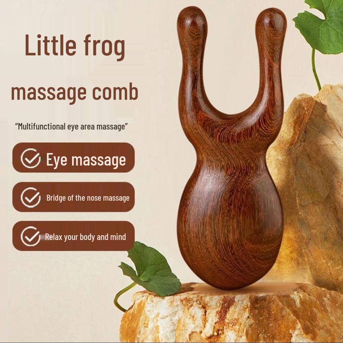 

Sandalwood Little Frog Eye & Face Massager Comb