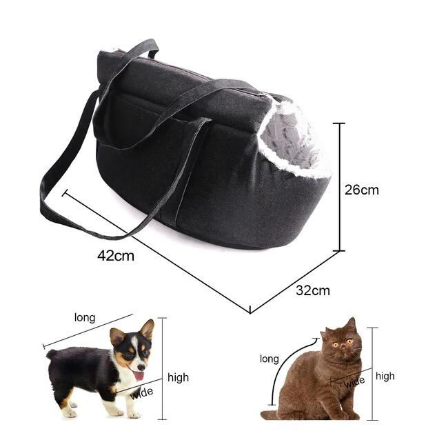 Warm Cat Bag Carrier Winter Transport for Cats Cat Backpack Carrying Bags Cat Bed Plush Pet Carrier for Cat Travel Dog Puppy Bag