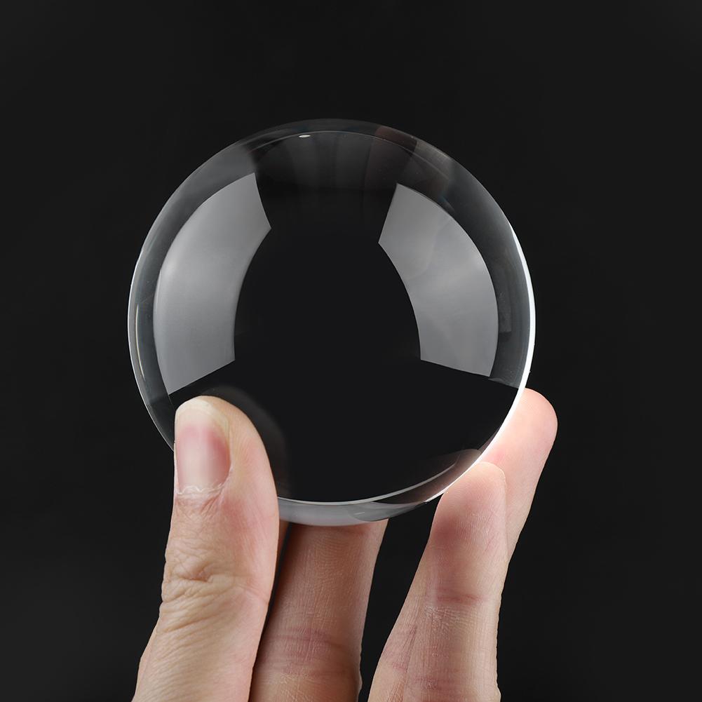Glass  , 80mm Sphere for Photography Props Feng Shui Decor, with Positive Energy Emitter for   Gift
