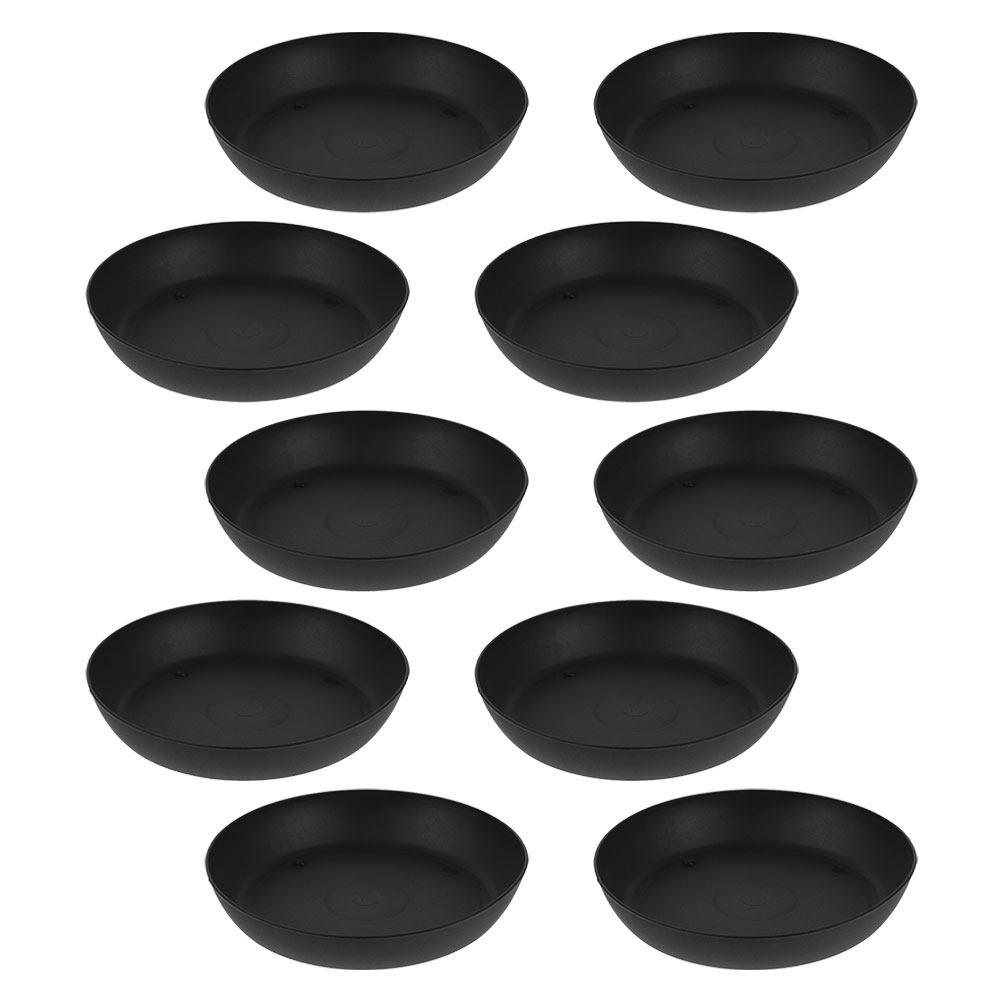 10Pcs Plastic Plant Saucers Round Drip Trays for Indoor Plants Water Holder Pot Base Garden Decorative Flowerpot Tray Bonsai