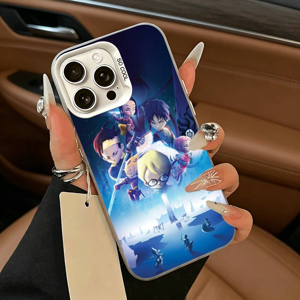 c-Code Lyoko Phone Case For iPhone 17,16,15,14,13,12,11 Plus,Pro Max,XS,White Silver phone case