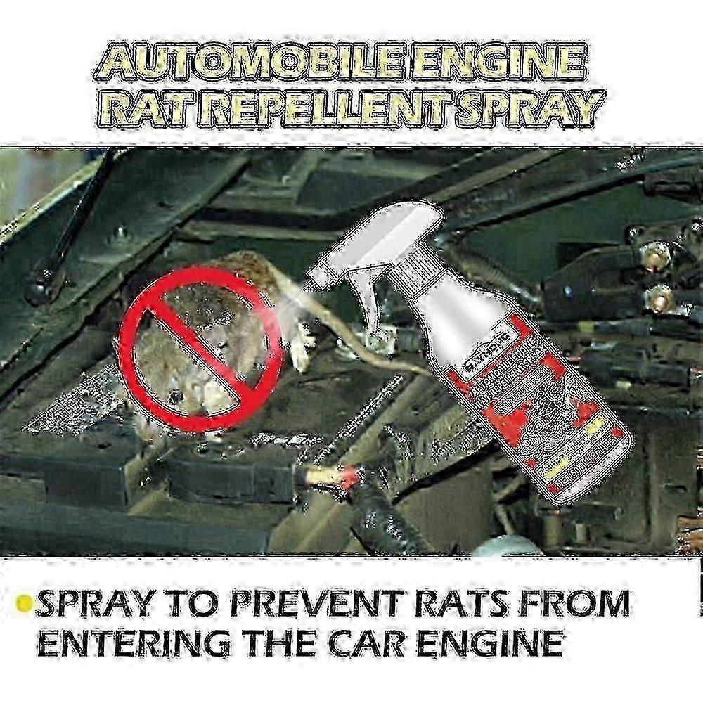 3pcs Peppermint Oil For Rats And Car Engines, Rat Prevention Spray, Home And Car Engine Defense Spray