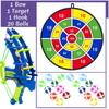 20 Balls Children Throw Sticky Ball Dartboard Boards Target Ball Kids Toys Set Indoor Sports Sucker Ball Game Family Sport Party