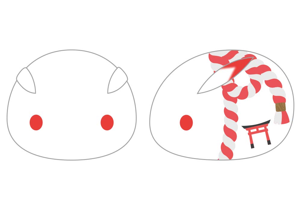 

Kotobukiya Mochifure Plush Toy ~Japanese~ White Rabbit Shrine GX460