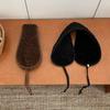 Lovely Short-fleeced Tie EarMuffs for Women and Kids Ear Warmer Headband for Winter Christmas New Year Gifts