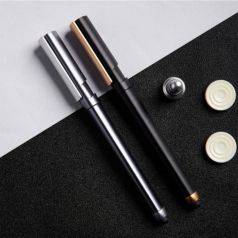 Multi-Functional Black Touchscreen Stylus Pen with Signature Feature