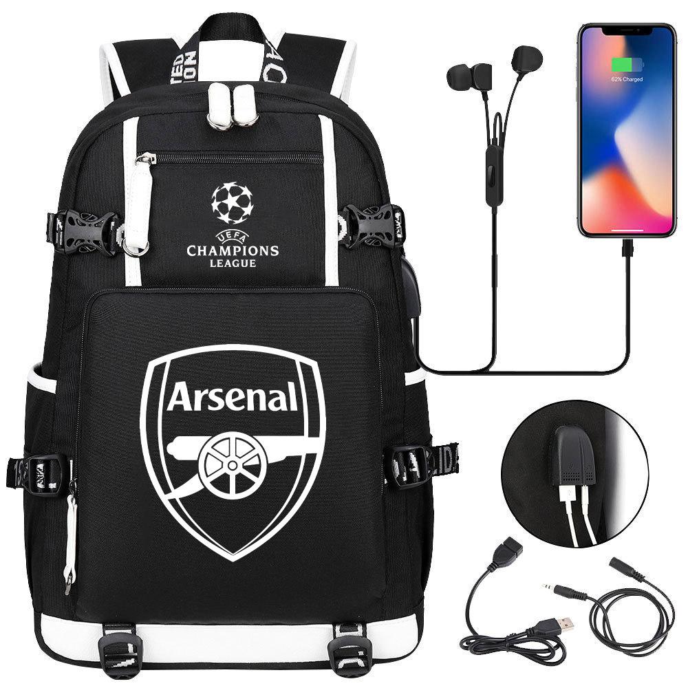 Fashion around the football club, large-capacity general schoolbag, youth trend leisure travel bag