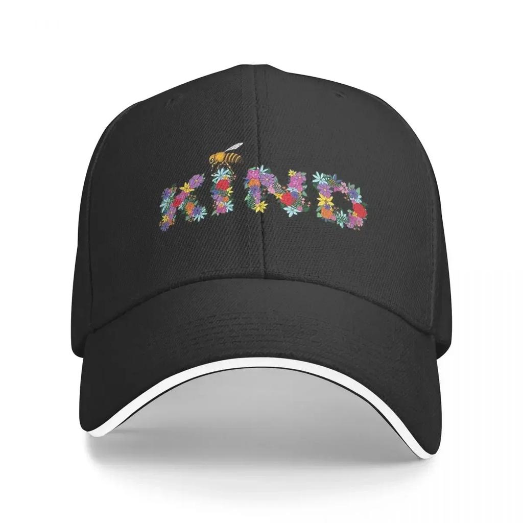 New Bee Kind Cap Fashion Casual Baseball Caps Adjustable Hat Hip Hop Summer Unisex Baseball Hats Customizable Polychromatic