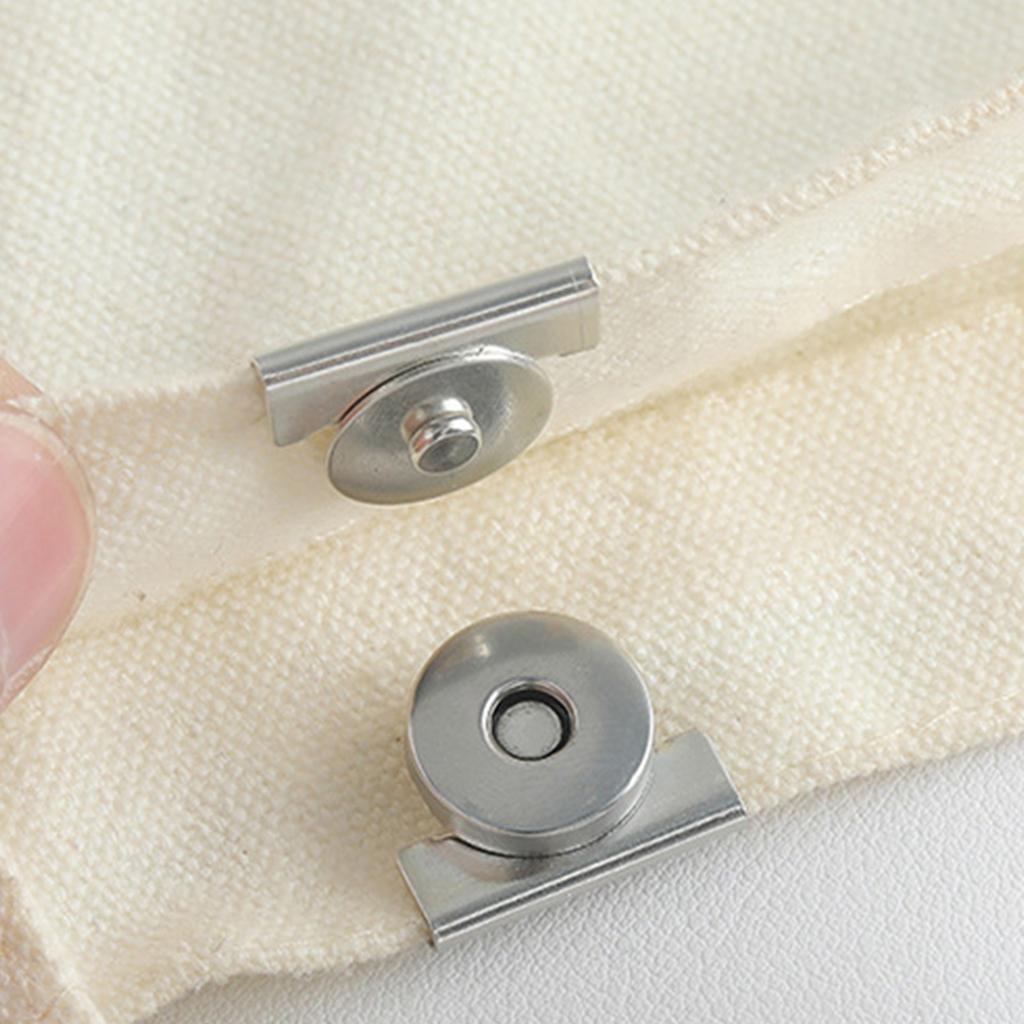 10pcs Strong Magnetic Snap Closures For Bags Secure Electroplate Color Magnetic Clasp For Handbags Backpacks And Wallets