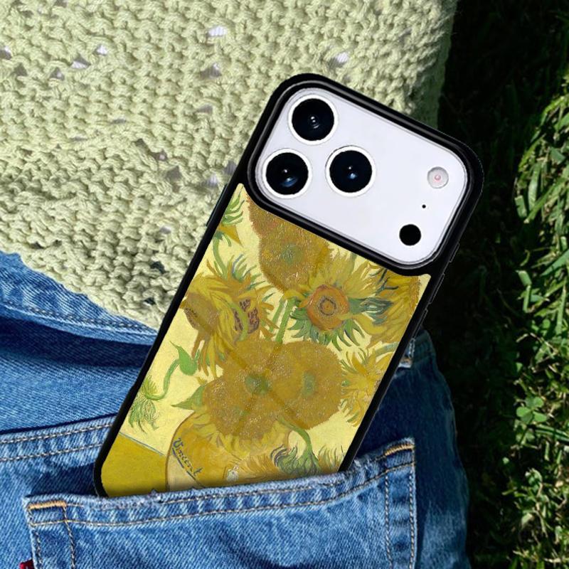 Van Gogh Series Phone Case For iPhone 17 AIR 16 Pro Max 15 14 Pro 11 12 13 Shockproof Silicone Cover